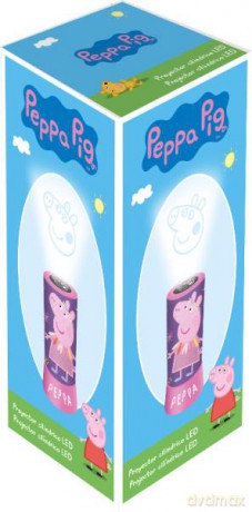 Projektor cylindryczny LED 20x9,5 cm Świnka Peppa PP17026 Kids Euroswan