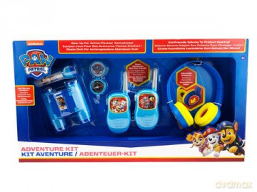 Psi Patrol Zestaw przygoda 5w1: latarka, kompas, lornetka, walkie talkie, słuchawki PW-V302 eKids