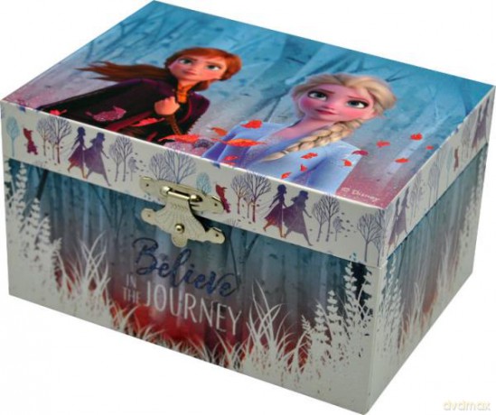 Pudełko na biżuterię z lusterkiem i dźwiękami Frozen 2 WD20735 Kids Euroswan