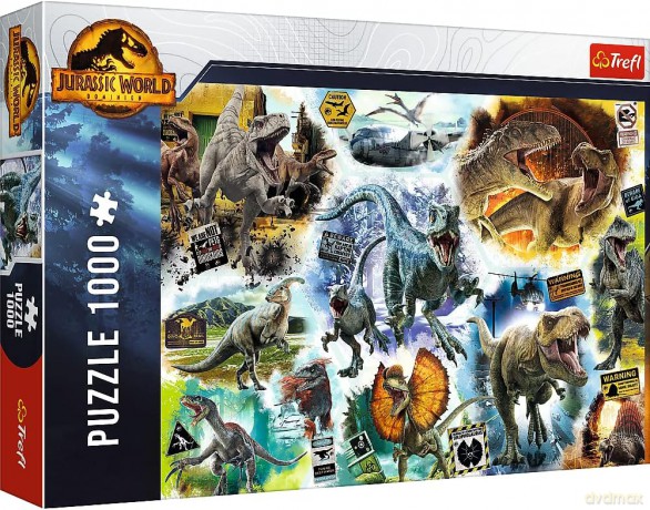 Puzzle 1000 el. Na tropie dinozaurów 10727 [PUZZLE]