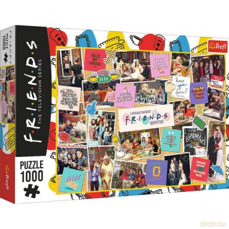 Puzzle 1000 el. Najlepsze momenty. Friends. Przyjaciele 10716 [PUZZLE]