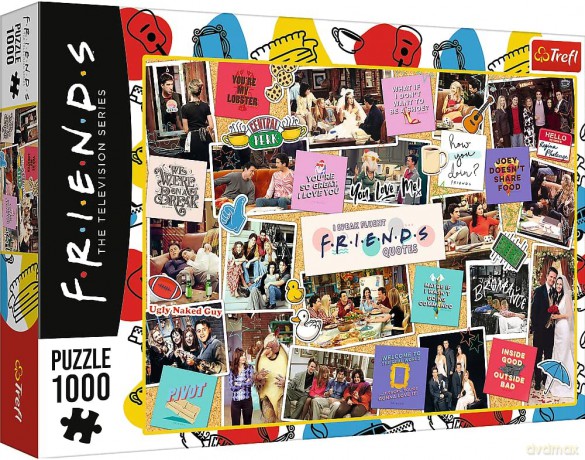 Puzzle 1000 el. Najlepsze momenty. Friends. Przyjaciele 10716 [PUZZLE]