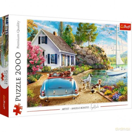 Puzzle 2000 el. Wakacyjna przystań 27124 [PUZZLE]