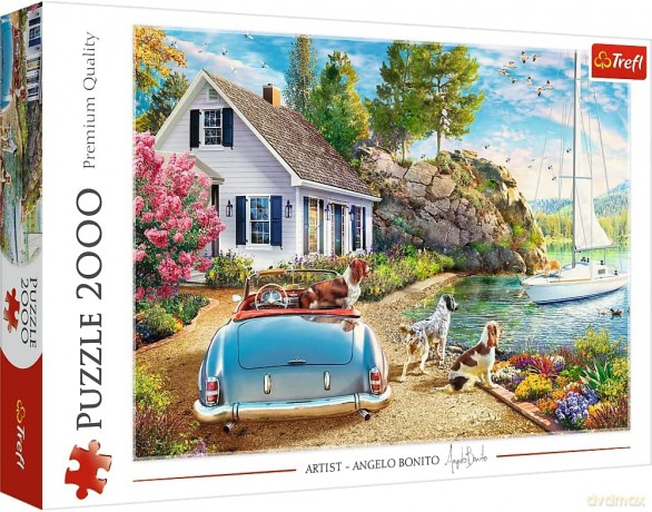 Puzzle 2000 el. Wakacyjna przystań 27124 [PUZZLE]