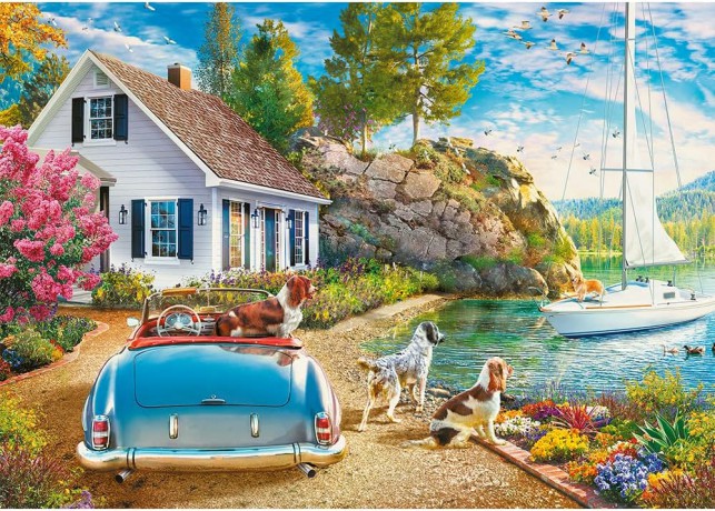 Puzzle 2000 el. Wakacyjna przystań 27124 [PUZZLE]