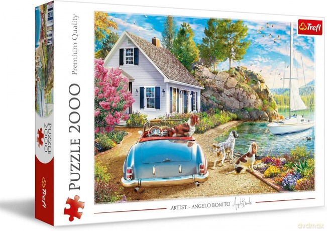 Puzzle 2000 el. Wakacyjna przystań 27124 [PUZZLE]