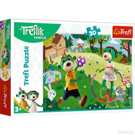Puzzle 30 el. Aktywny dzień - Rodzinaików 18287 [PUZZLE]