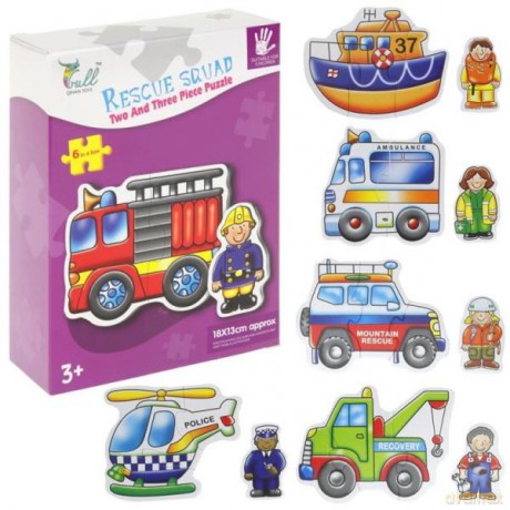Puzzle Baby 22el. Pojazdy ratunkowe [PUZZLE]
