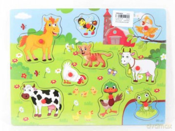 Puzzle drewniane Farma BPUZ3231 [PUZZLE]