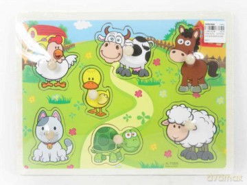Puzzle drewniane Farma BPUZ8748 [PUZZLE]