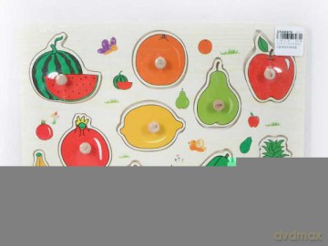 Puzzle drewniane Owoce BPUZ2933 [PUZZLE]
