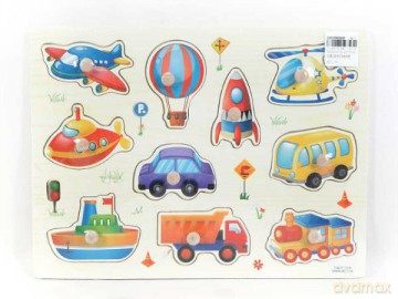 Puzzle drewniane Pojazdy BPUZ8851 [PUZZLE]