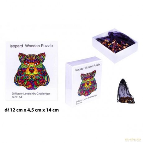 Puzzle drewniane Puma pudełko 1006116 [PUZZLE]