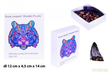 Puzzle drewniane Tygrys pudełko 183el. 1006121 [PUZZLE]
