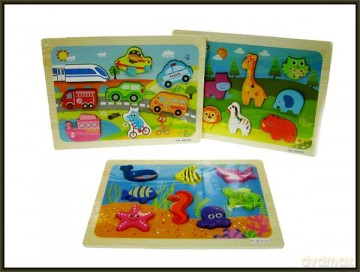 Puzzle kształty 23x30 3 wzory XQ1521-23 mix [PUZZLE]
