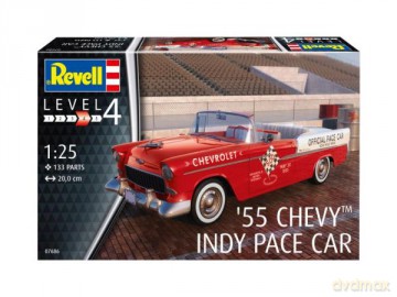 Revell 07686 Model samochodu '55 Chevy Indy Pace 1:25