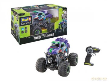 REVELL 24556 Auto na radio Dino Monster Truck "Three Thunder"