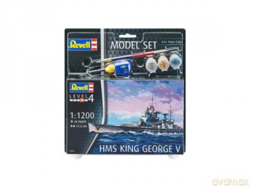 Revell 65161 Model HMS King George V 1:1200