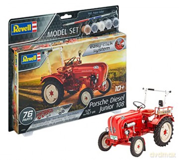 Revell 67820 Model set 1:24 Porsche Diesel Junior 108 easy-click