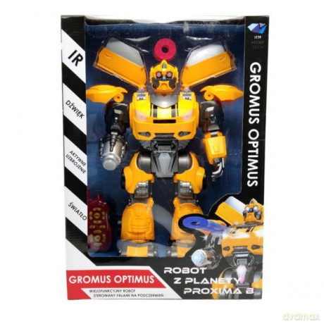 Robot na baterie sterowany na podczerwień [FIGURKA]