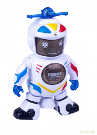Robot na baterie tańczący, świecący 1003648 [FIGURKA]