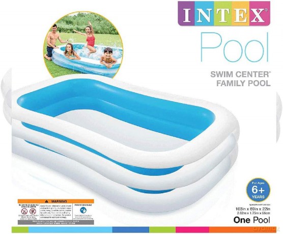 Rodzinny basen SWIM CENTER 262x175x56 cm 56483NP