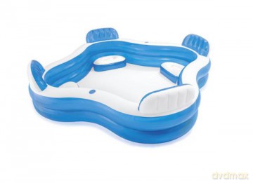 Rodzinny basen ze strefą relaksu SWIM CENTER wymiar 229x229x66 cm 56475NP