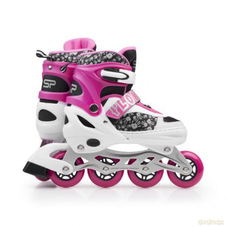 Rolki reg. 38-41 FLOKI PK różowe 922102