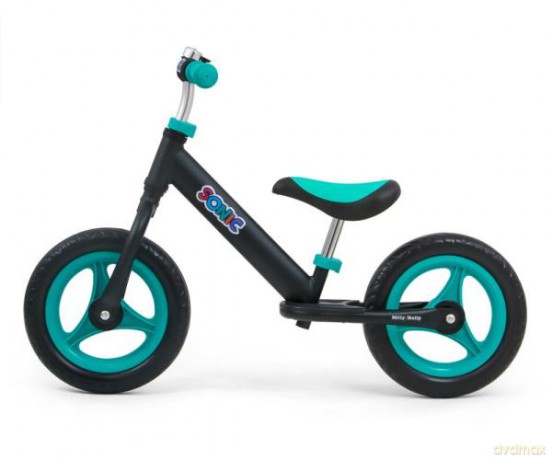 Rowerek biegowy Sonic czarno-miętowy 3124