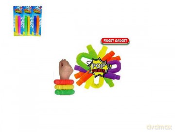 Rurki harmonijkowe POP TUBES 2 sztuki 21-72 cm 6 rodz. mix