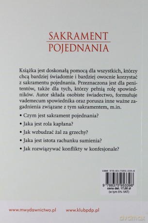 Sakrament Pojednania - Józef Augustyn Sj [KSIĄŻKA]