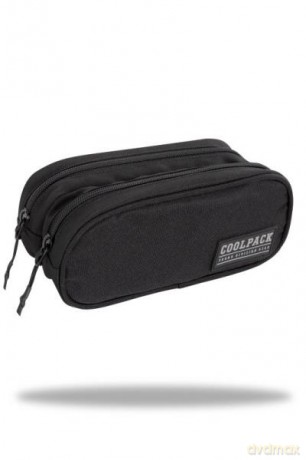 Saszetka podwójna Clever Army Black czarna C65258/E
