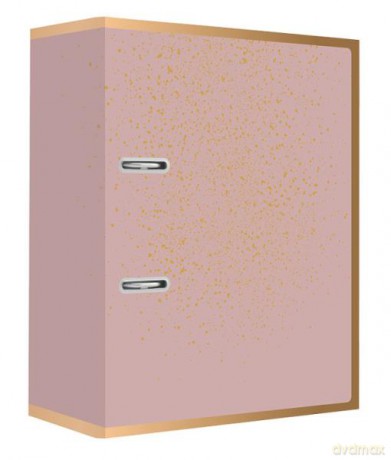 Segregator A4 75mm Satin Metallic Sparkl INTERDRUK