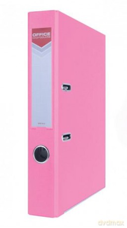 Segregator OFFICER z szyną PP A4 5,5 cm różowy Office Products