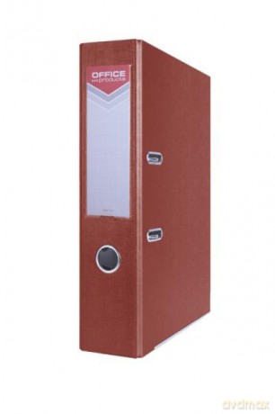 Segregator OFFICER z szyną PP A4 7,5 cm bordowy Office Products