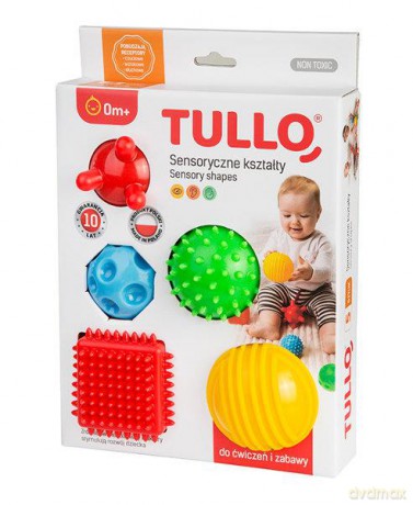 Sensoryczne kształty 5 elementów w pudełku 458