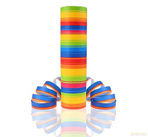 Serpentyna "Tęczowe paski", 18p/4m