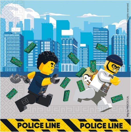 Serwetki papierowe Lego City 33x33 cm /20