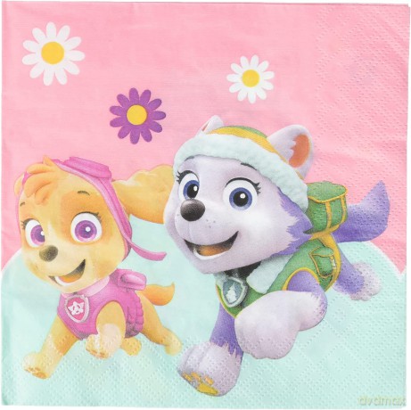 Serwetki papierowe Paw Patrol Sky and Everest 33x33 cm /20