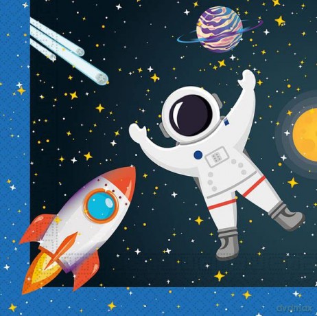 Serwetki papierowe Rocket Space 33x33 cm /20