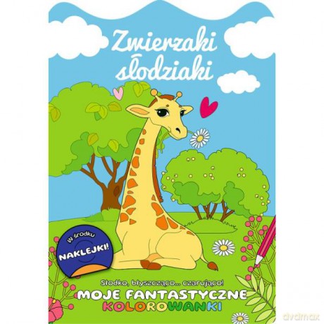 Słodko błyszcząco...czarująco! Moje fantastyczne kolorowanki. Zwierzaki słodziaki 66485