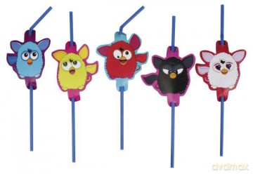 Słomki Furby 8szt