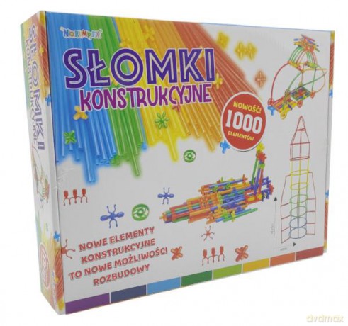 Słomki Klocki konstrukcyjne 1000 el. 1004810 [KLOCKI]