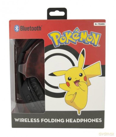 Słuchawki bluetooth Pokemon czarne OTL PK0668