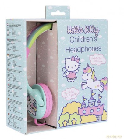 Słuchawki dla dzieci Hello Kitty Jednorożec Junior OTL HK0568