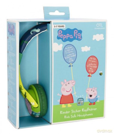 Słuchawki dla dzieci Peppa Pig George i dinozaury OTL PP0697D