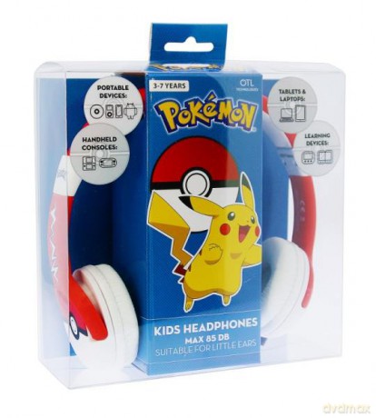 Słuchawki dla dzieci Pokemon Pokeball OTL PK0517