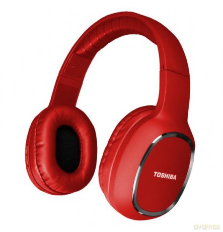 Słuchawki nauszne, bezprzewodowe Toshiba RZE-BT160H,czerwone