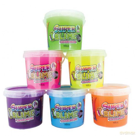 Super Slime 1 kg x 6 kolory neonowe 47015