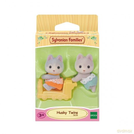 Sylvanian Families Bliźniaki piesków Husky 5638 [FIGURKA]